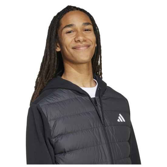 Adidas Ανδρικό μπουφάν Essentials Climawarm Hybrid Down Hooded Jacket
